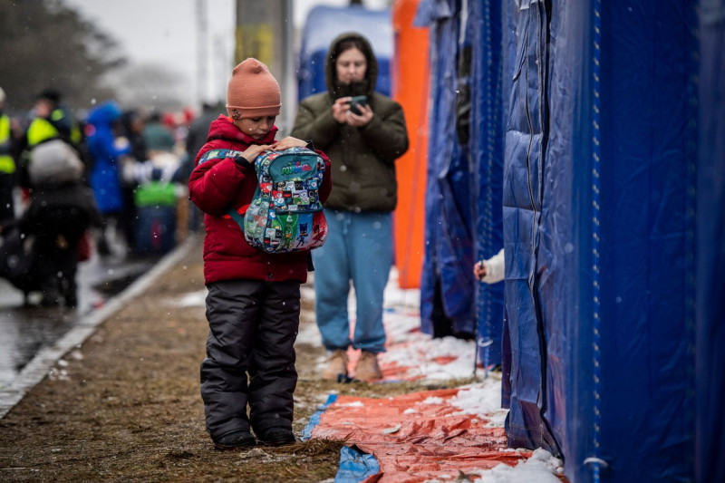 Russia Ukraine War, refugees in Siret, Romania - 02 Mar 2022