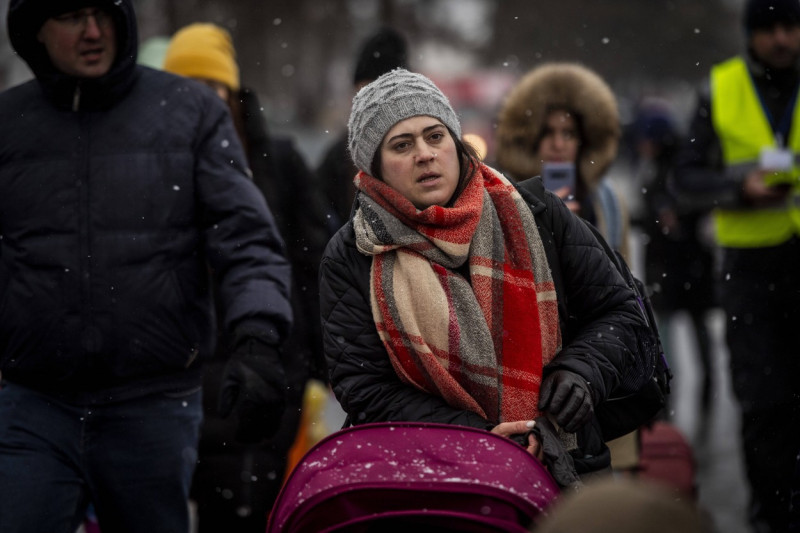 Russia Ukraine War, refugees in Siret, Romania