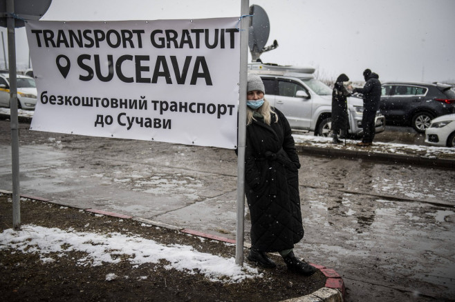 Russia Ukraine War, refugees in Siret, Romania