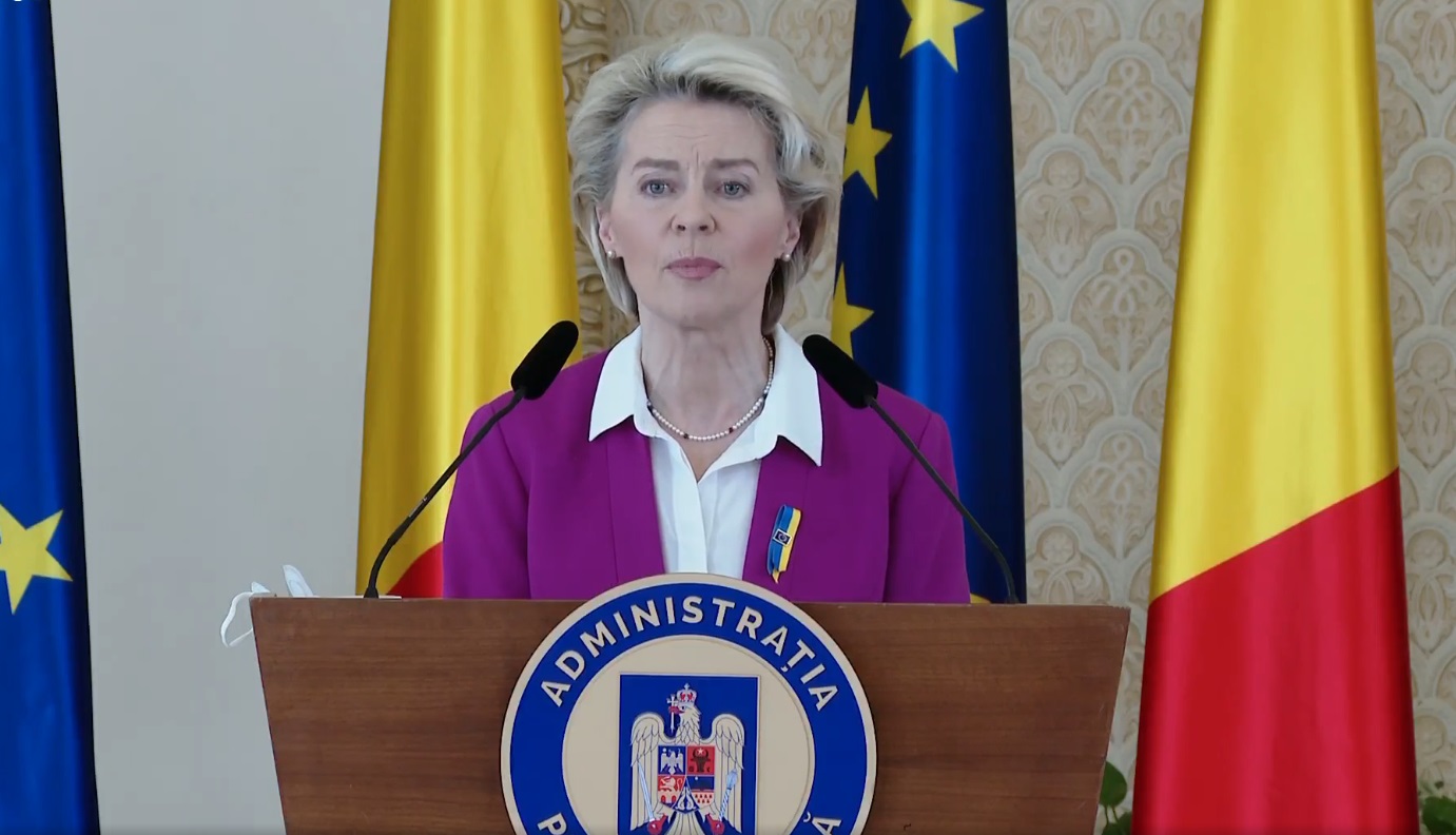 Ursula von der Leyen mulțumește românilor pentru ajutorul dat ucrainenilor: Sunteți un exemplu extraordinar de solidaritate în Europa