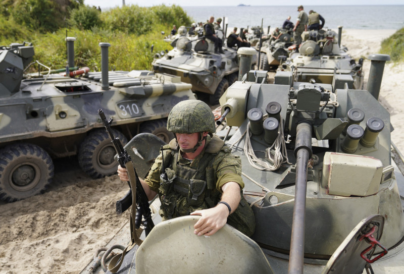 Russia holds amphibious landing exercise in Kaliningrad Region