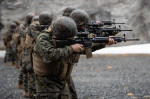 U.S. Marines assigned to II Marine Expeditionary Force conduct a live-fire range in preparation for Exercise Cold Response 2022, Bod, Norway, March 10, 2022. Exercise Cold Response '22 is a biennial Norwegian national readiness and defense exercise that t