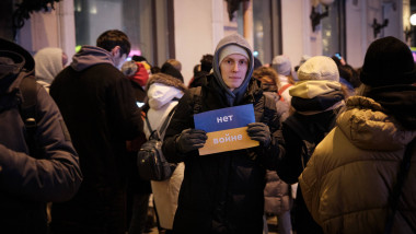 Protestatari anti-război la Moscova
