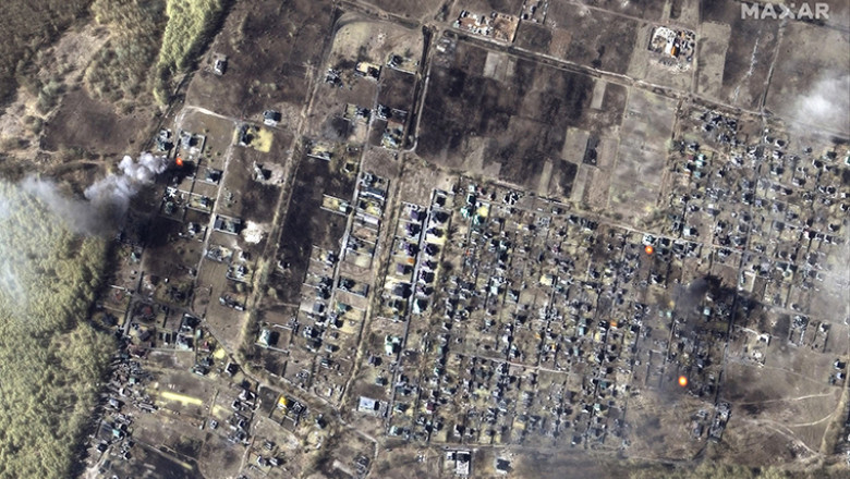 distrugerile după bombardamentele din ucraina