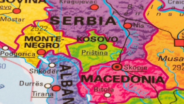 parte din harta europei cu kosovo si vecini