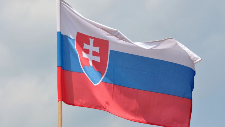 Drapelul Slovaciei.