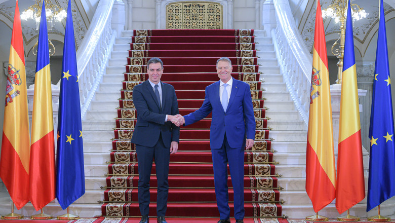 pedor sanchez si klaus iohannis