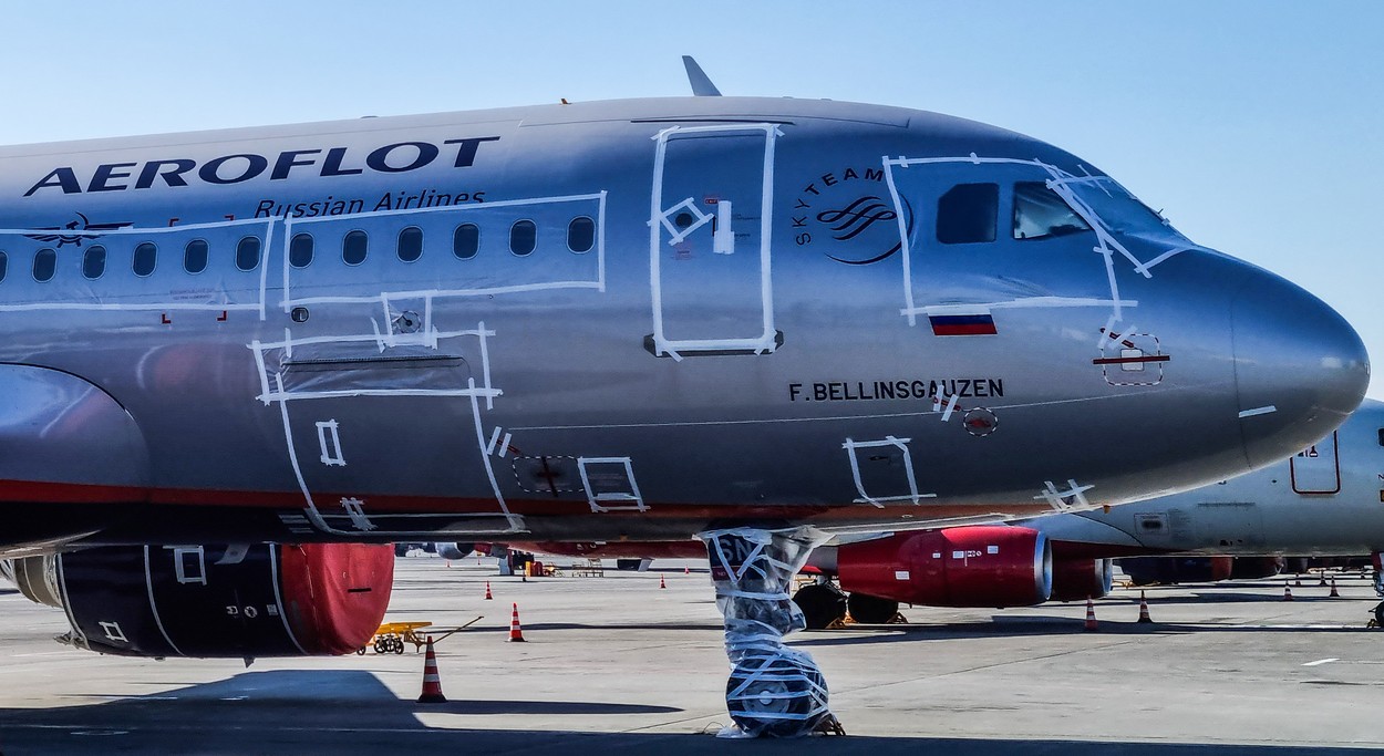 ANAF a blocat trei conturi ale reprezentanței Aeroflot în România