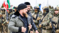 Ramzan Kadîrov și militari ceceni.