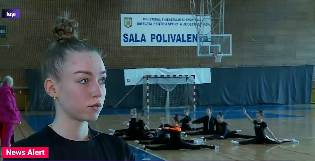 10 gimnaste din Ucraina s-au refugiat la Iași: „Eu cred în bine, aștept să se termine totul, vreau să mă întorc acasă la părinții mei”