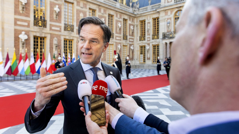 Premierul olandez Mark Rutte, aflat la summitul UE