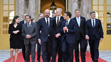 liderii europeni la summitul de la versailles