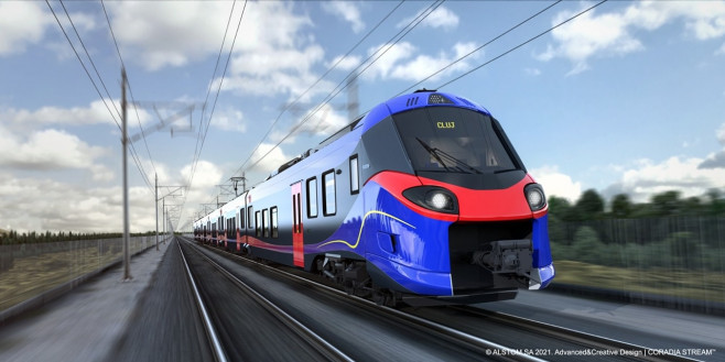 Autoritatea pentru Reformă Feroviară (ARF) a semnat un contract pentru achiziția a 20 de trenuri noi. Foto: Facebook/ Sorin Grindeanu.