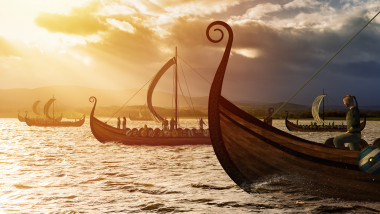 vikingi in ambarcatiuni pe apa