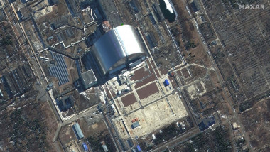 centrala cernobil vazuta din satelit