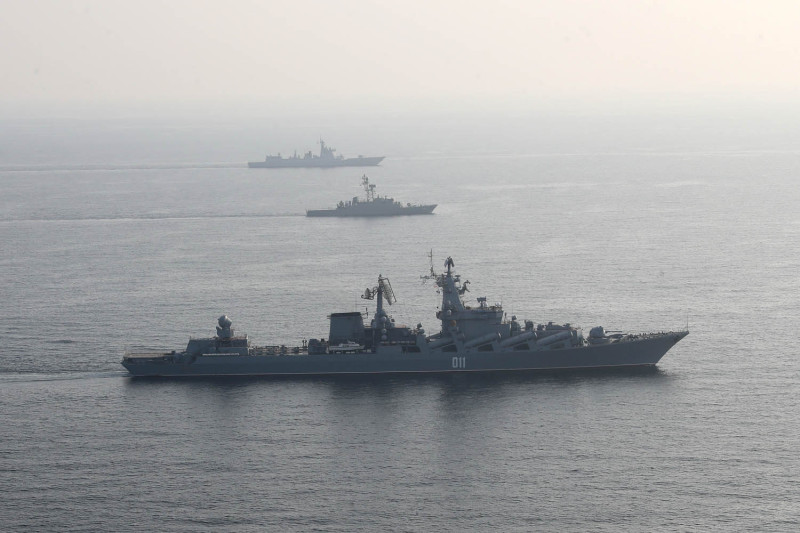 IRAN RUSSIA CHINA JOINT NAVAL DRILL