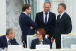 President Putin meets with Russian businessmen