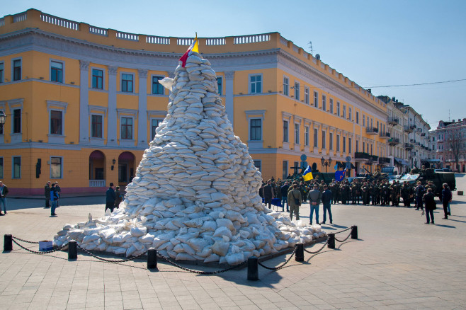 Ukraine Soldiers in Odessa honored for their bravery