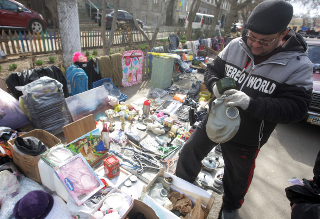 Starokinny Flea Market In The City Of Odesa, Amid Russia's Invasion Of Ukraine, Odessa - 27 Mar 2022