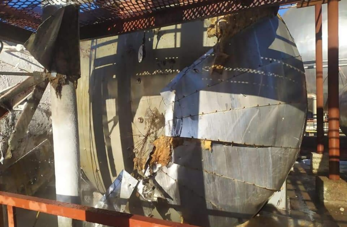 Scurgeri de amoniac foarte toxic la un combinat chimic din Sumî. Un rezervor cu capacitate de 50 de tone a fost avariat