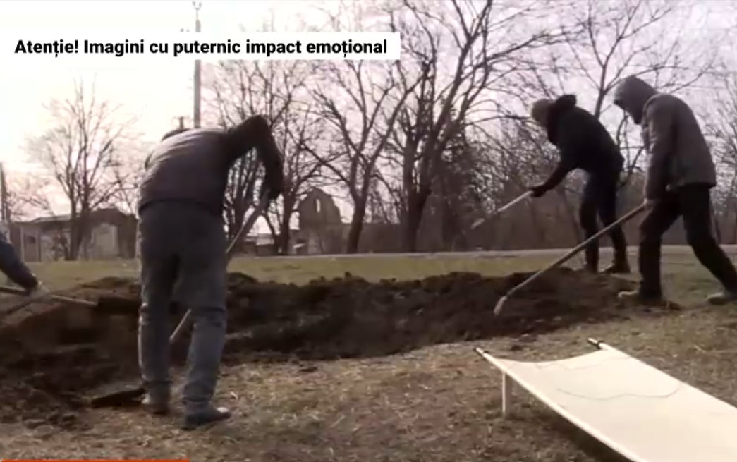 VIDEO. Mariupol, orașul transformat într-un cimitir, unde morții sunt îngropați în parcuri: „Sper că-i vom putea reînhuma cumva”