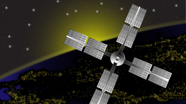 satelit care orbiteaza pamantul