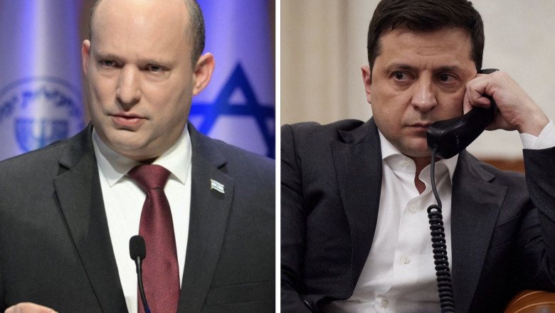 Naftali Bennett și Volodimir Zelenski