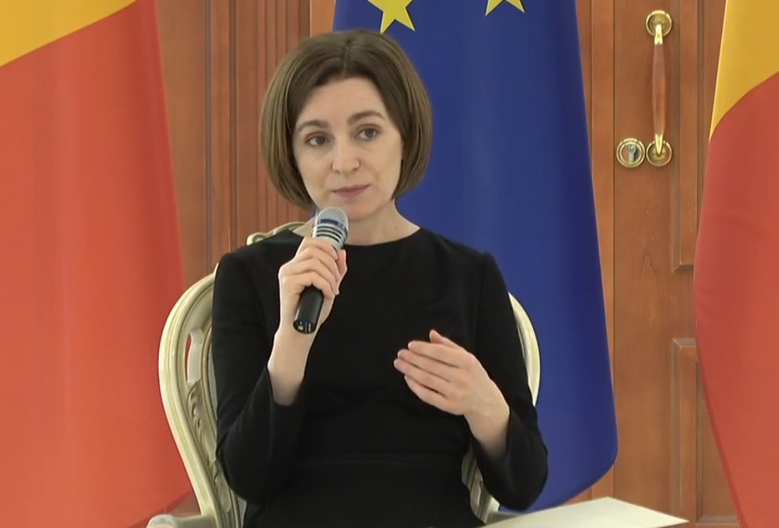 Maia Sandu: Nu vom permite re-exporturi prin R. Moldova și nici evitarea sancțiunilor contra Rusiei prin sistemul nostru bancar