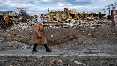 Distrugeri în orașele recucerite de ucraineni