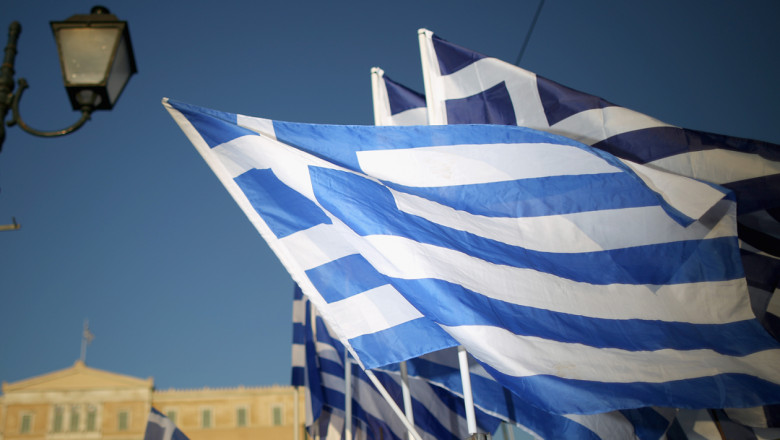 Drapelul Greciei.