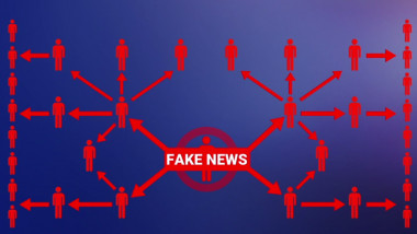Schemă de răspândire a unei știri false.