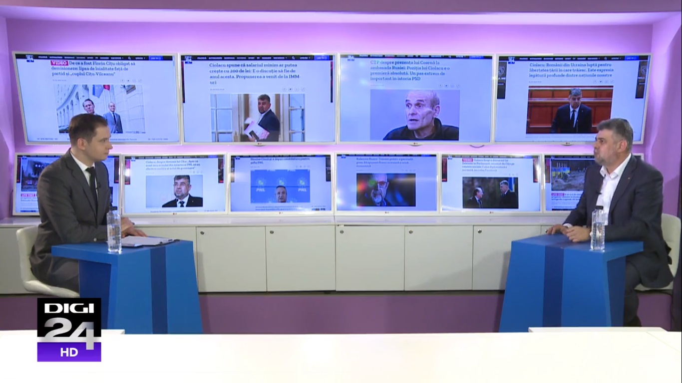 Ciolacu: Este posibil să avem o criză economică. Norocul nostru este că ne-am învăţat lecţia cu Rusia și nu suntem atât de dependenți