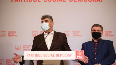 BUCURESTI - PSD - BIROUL POLITIC NATIONAL - CONFERINTA - 8 MAR 2021