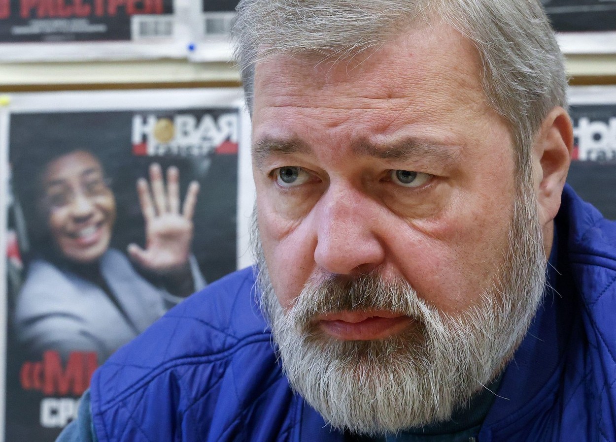 Jurnalistul Dmitri Muratov, laureat al premiului Nobel pentru Pace, a fost atacat într-un tren în Rusia