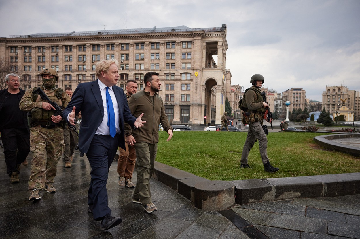 Cum și-a planificat Boris Johnson vizita secretă la Kiev. „Era disperat” să meargă în capitala Ucrainei