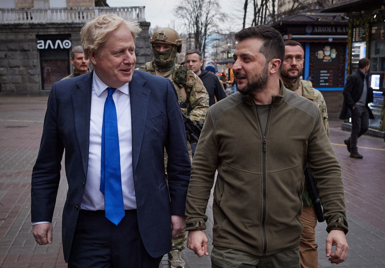 Boris Johnson se adresează marţi parlamentarilor ucraineni prin videoconferinţă și devine primul lider occidental care face asta