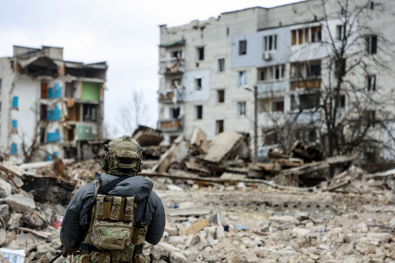 War In Ukraine, Borodyanka - 13 Apr 2022