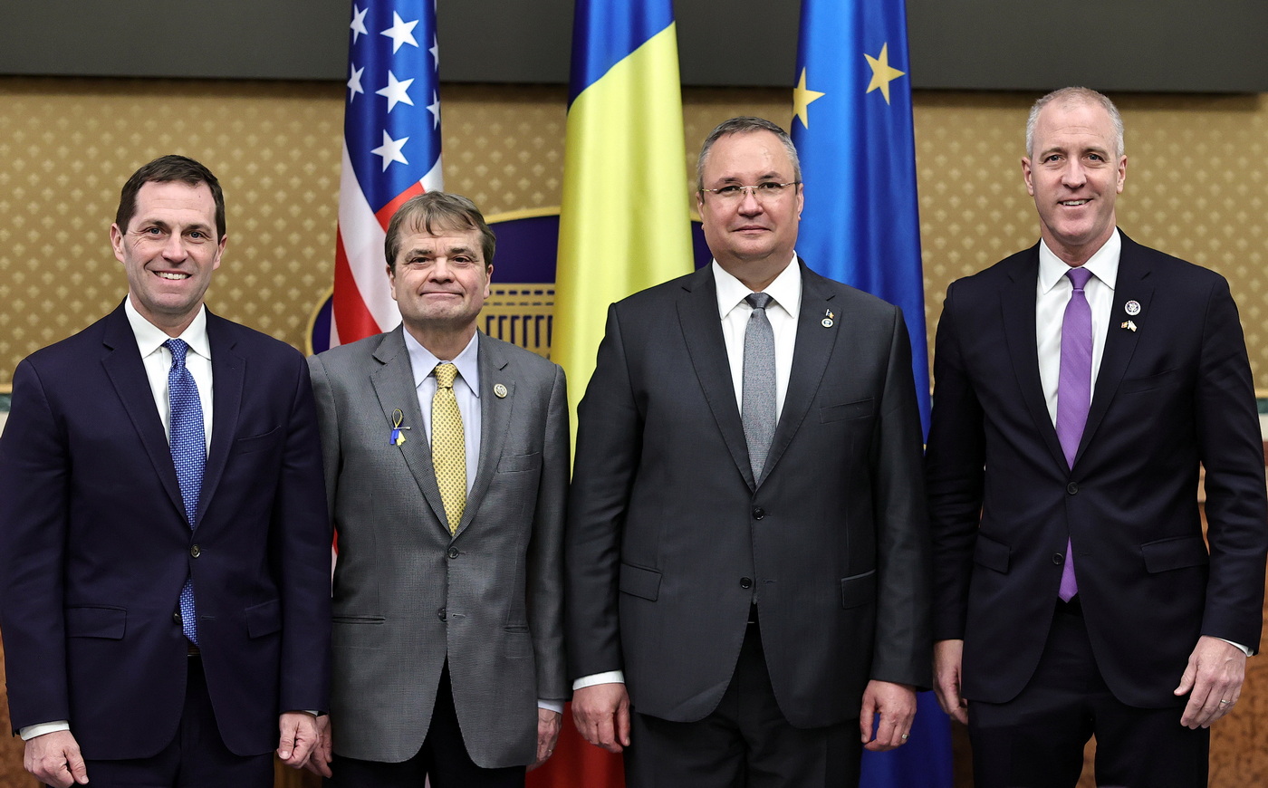 Nicolae Ciucă s-a întâlnit cu o delegație trimisă de Congresul SUA la București