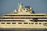 EXCLUSIVE: New giga yacht Dilbar 2 spotted in Sardinia during her first trip