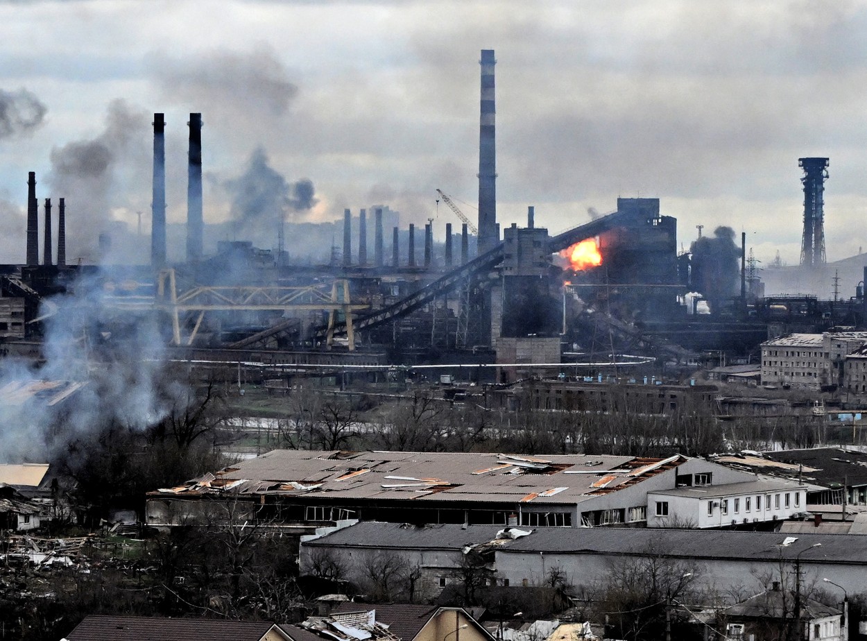 Uzina din Mariupol a lui Rinat Ahmetov, cel mai bogat om din Ucraina, a devenit o fortăreață pentru forțele ucrainene