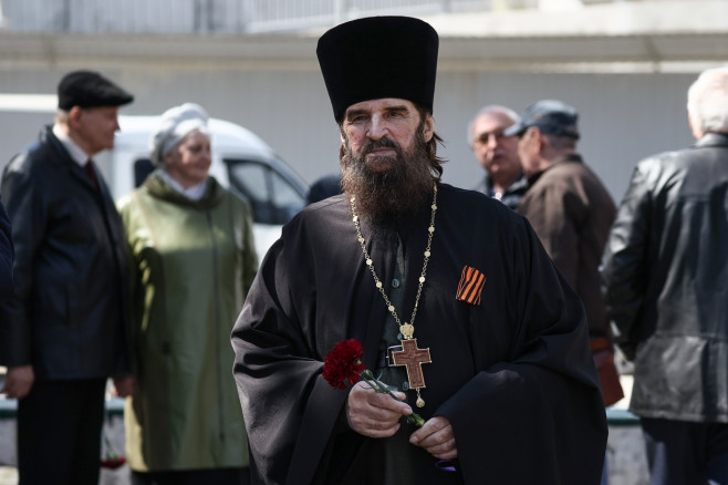 Memorial event for Russian Navy cruiser Moskva in Sevastopol