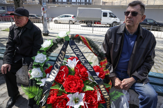Memorial event for Russian Navy cruiser Moskva in Sevastopol