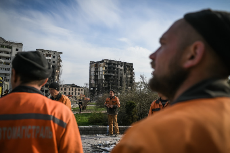 Ukraine: Damage in Borodyanka