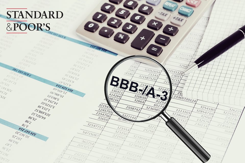 Standard&Poor's reconfirmă ratingul suveran al României la "BBB-" şi menţine perspectiva stabilă. Câciu: Dă încredere investitorilor