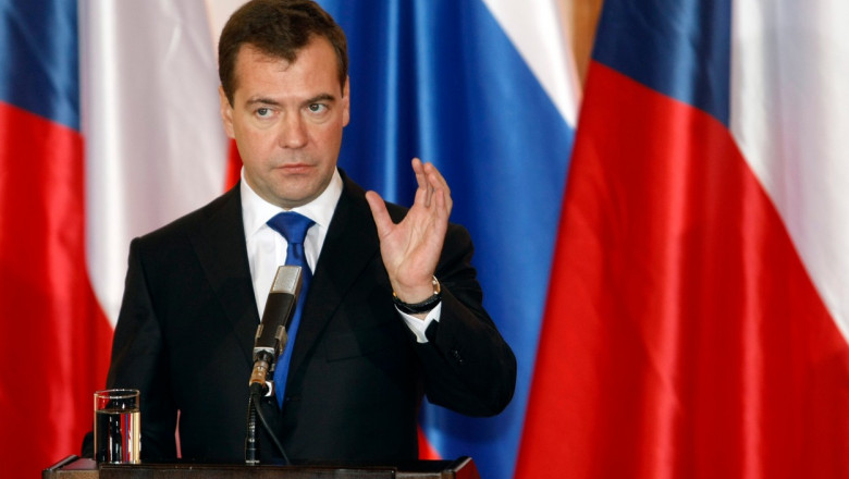 Fostul preşedinte şi premier al Rusiei, Dmitri Medvedev.