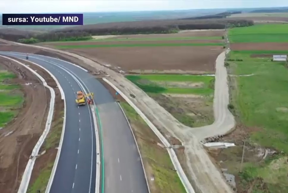 VIDEO. Cum arată primul lot al Drumului Expres Craiova-Piteşti, care va fi dat în circulație joi