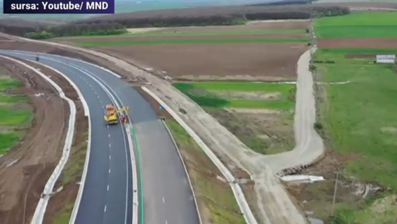 Un lot al Drumului Expres Craiova-Pitești va fi inaugurat joi
