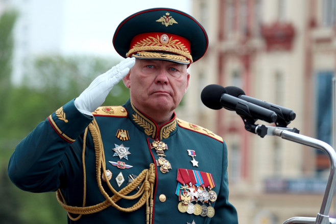 Victory Day military parade in Rostov-on-Don, Russia