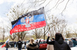 demonstratii prorusia steag donetk grmania - profimedia