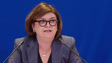 Adina Vălean face declarații.